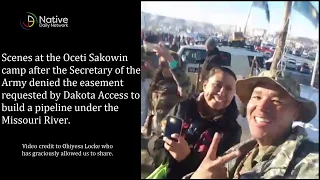 Victorious and Hopeful Scenes from Standing Rock on Dec 4th 2016